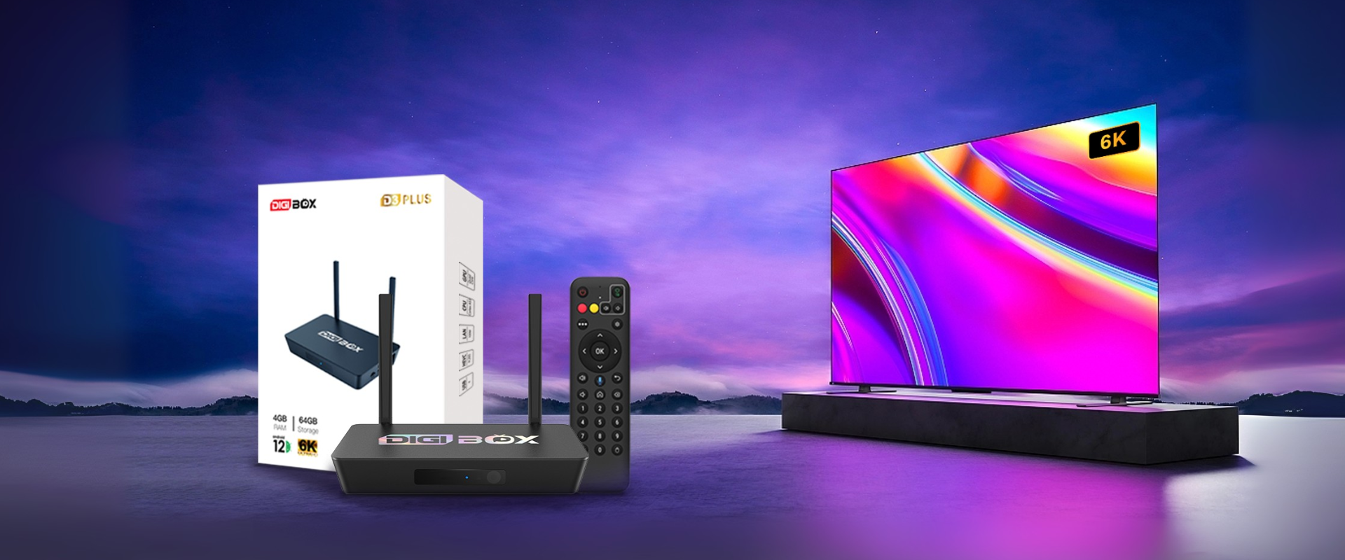 DIGIBOX Android TV D3 Plus Banner