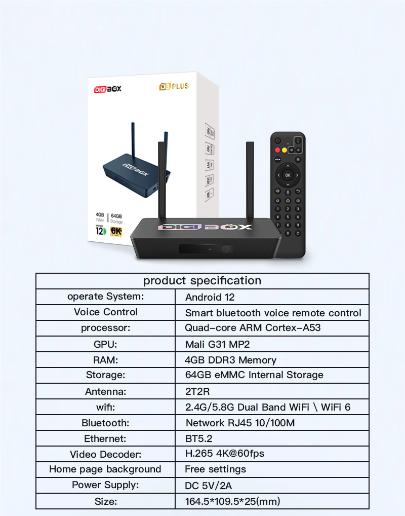 D3 Plus product specifcation