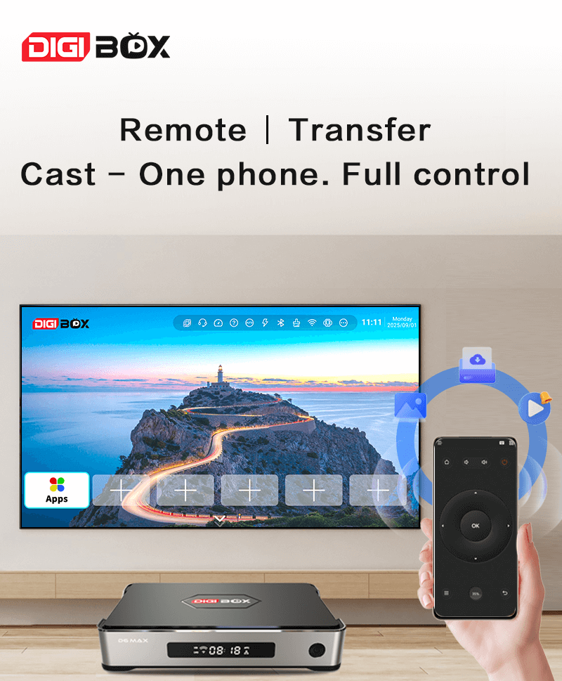 D6 MAX Phone Remote lTransfer
